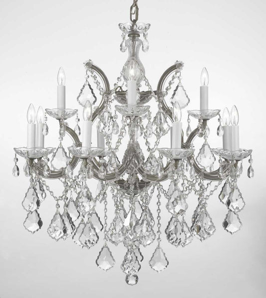 Crystal Chandelier Lighting - Chandeliers, H30" x W28