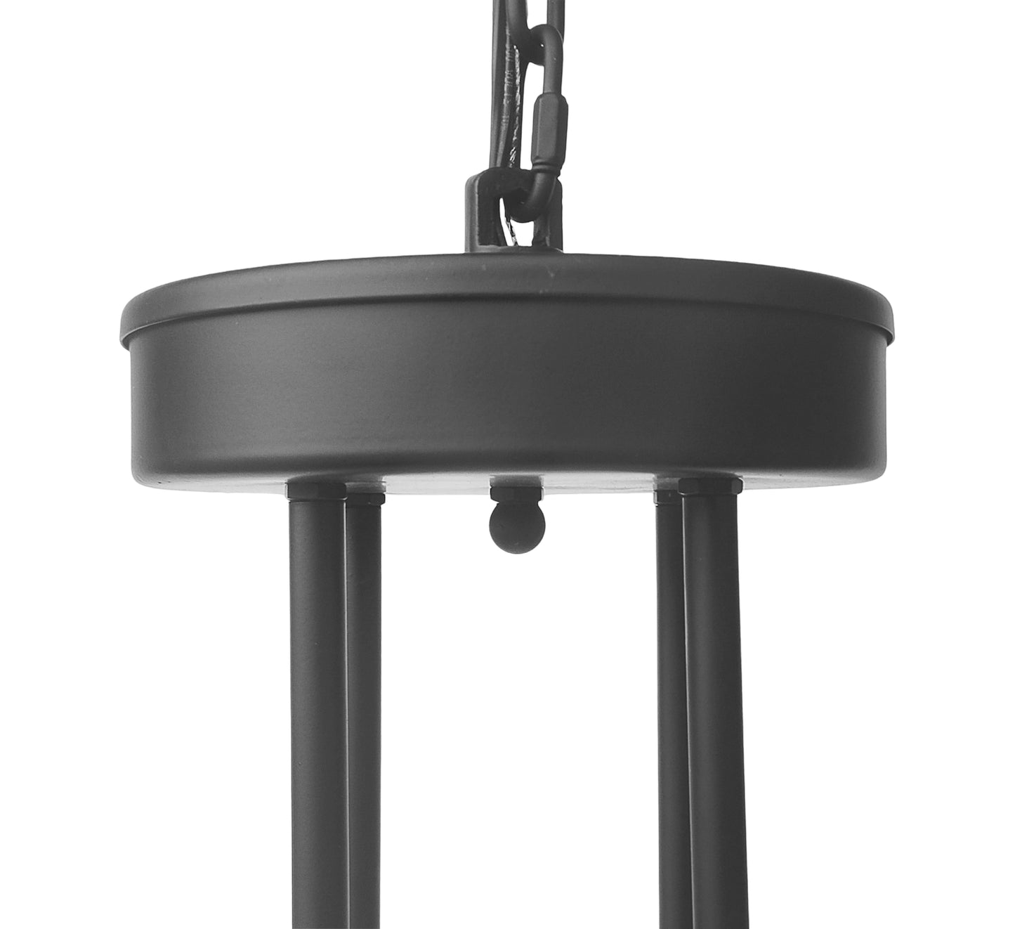 Corsica Round Chandelier 48" Vintage Barn Metal Industrial Loft Rustic Lighting, Perfect for Living Room, Dining Room, Foyer, and Entryway - 199400801