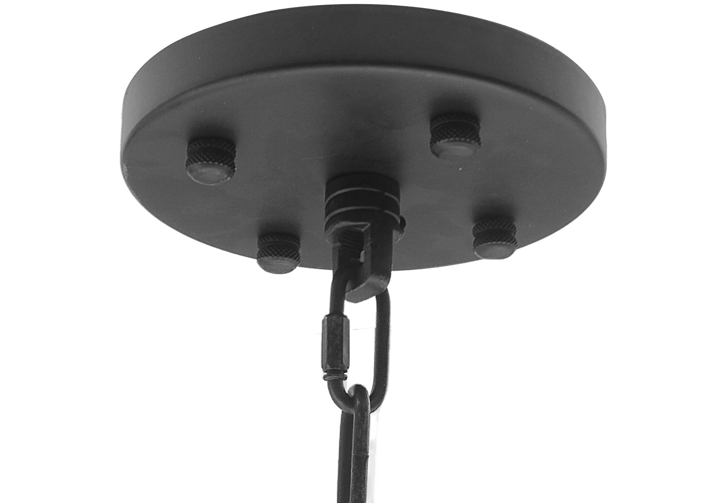 Corsica Round Chandelier 48" Vintage Barn Metal Industrial Loft Rustic Lighting, Perfect for Living Room, Dining Room, Foyer, and Entryway - 199400801