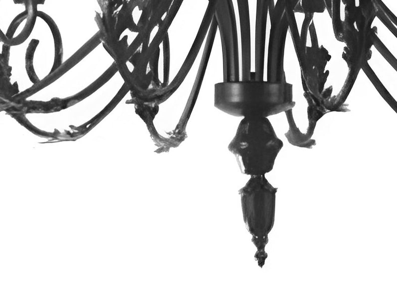 Tall foyer chandelier extra large wrought iron chandeliers 50" Inches Tall H50" X W30"