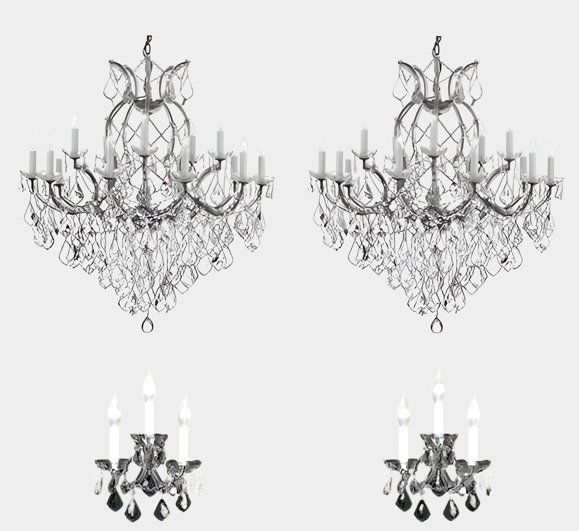 Maria Theresa Chandelier Crystal Lighting Wall Sconce