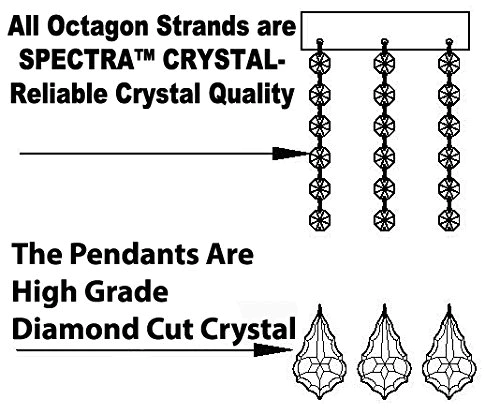 Moroccan crystal chandelier Empress Crystal Chandelier Elegant Chandelier Crystal Lighting, Dimensions: H38" x W37