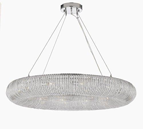 crystal halo chandelier