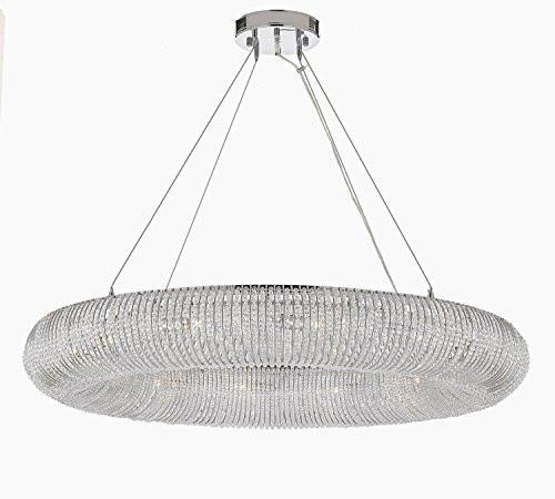 crystal halo chandelier