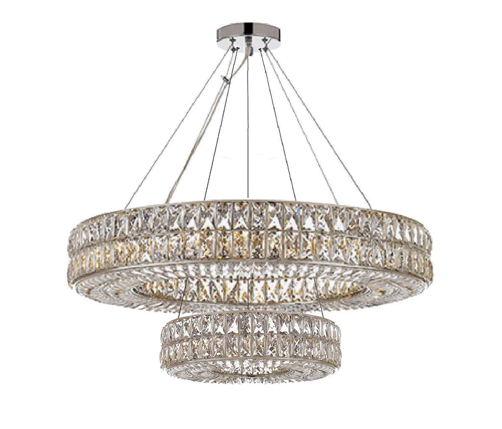 wide chandelier