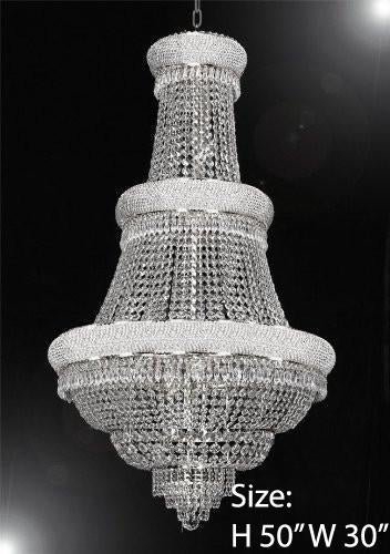 crystal chandelier empire entryway